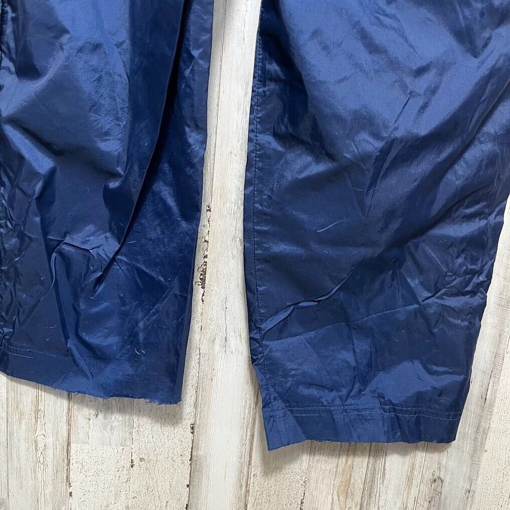 Vintage Y2K Nike Navy Blue Button Breakaway Tear Away Windbreaker Pants Mens L - Picture 8 of 8